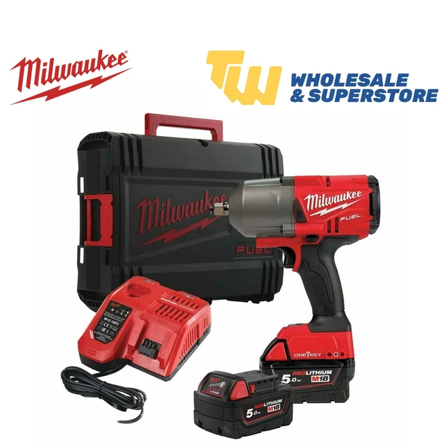MILWAUKEE M18ONEFHIWF12502X FUEL Brushless 1/2" Impact Wrench Kit ONE