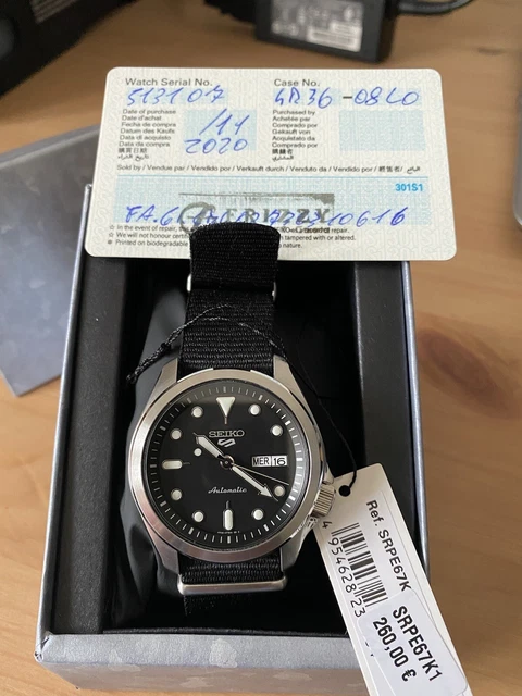 Cinturino seiko hotsell 5 sport