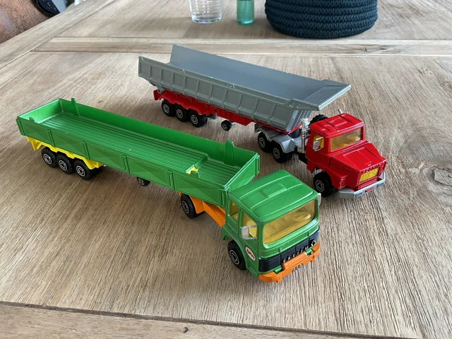 LOT MAJORETTE 1 / 100 camions et remorques divers voir photos EUR 7,00