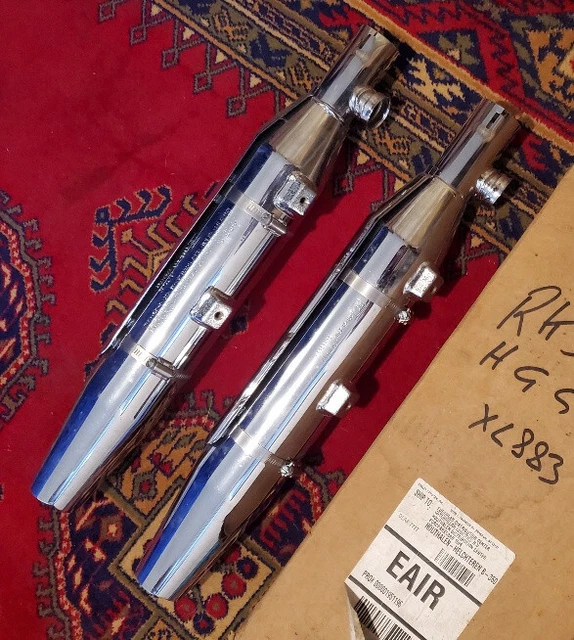 HARLEY DAVIDSON GENUINE exhaust mufflers silencers & heat shields
