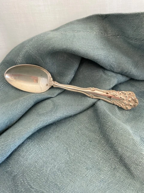 Wm. Rogers Pat. 1904 Berwick Diana Teaspoon Slr Plt; Mono "N"