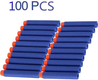 Cartucce NERF 100 Dardi Proiettili Per Nerf N-strike Pistola Serie Elite Blasters 