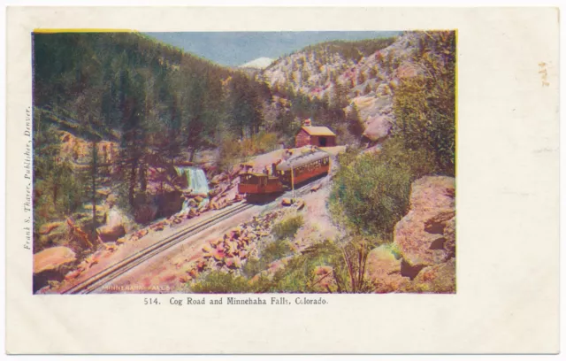 COG ROAD AND Minnehaha Falls, Colorado ca.1905 $5.99 - PicClick