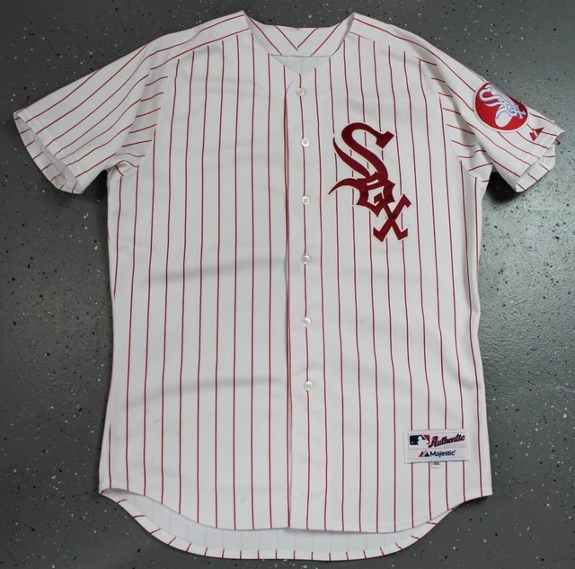 TEAM ISSUED MAJESTIC Chicago White Sox 1972 Throwback TBTC MLB Jersey