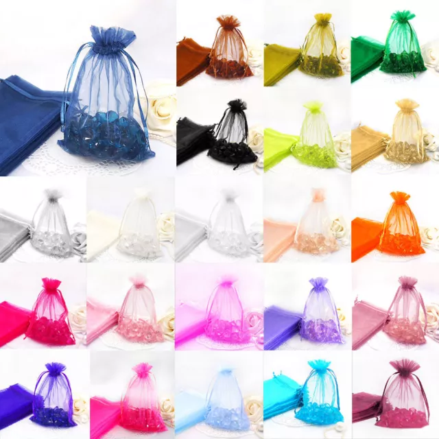 Organza Gift Bag Bags Jewellery Pouches XMAS Wedding Party Candy Favour