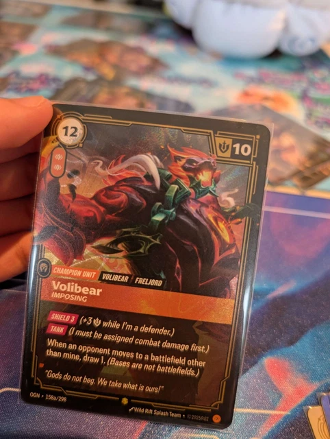RIFTBOUND ENGLISH TCG Volibear Imposing 158a/298 EUR 89,00 - PicClick FR