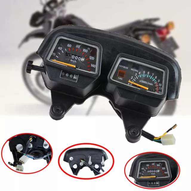 Motorcycle Gauges Cluster Speedometer Tachometer for DT125 DT125R