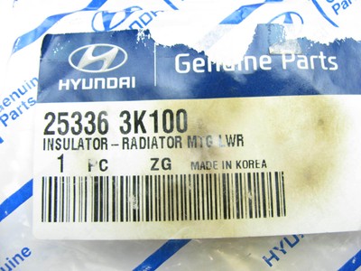 Radiator Lower Insulator Rubber Mounting Mount Pad OEM For Hyundai 25336-3K100 Radiator Lower Insulator Rubber Mounting Mount Pad OEM For Hyundai 25336-3K100