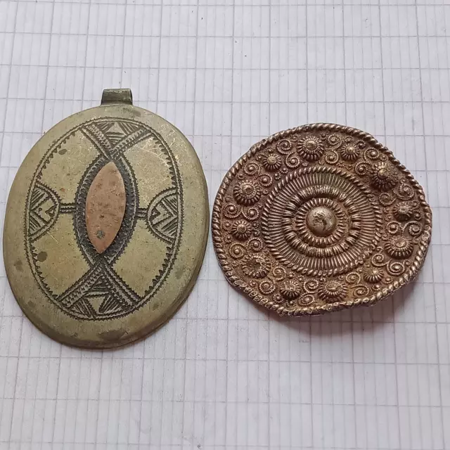 10Th Century Ad - Ancient Viking Bronze Amulet Pendant