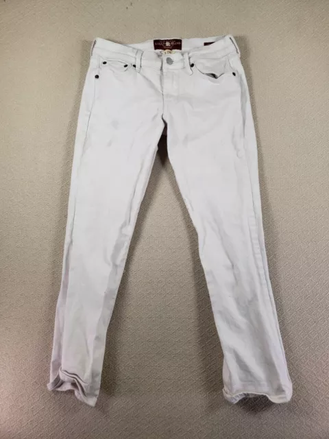 Lucky Brand Jeans Womens 2/26 White Denim Sweet' N Crop Stylish Comfortable