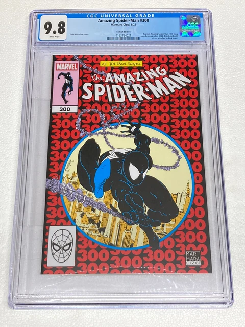 TURKISH EDITION THE AMAZING SPIDER MAN 300 CGC 9.8 NM/M McFARLANE MARVEL COMICS