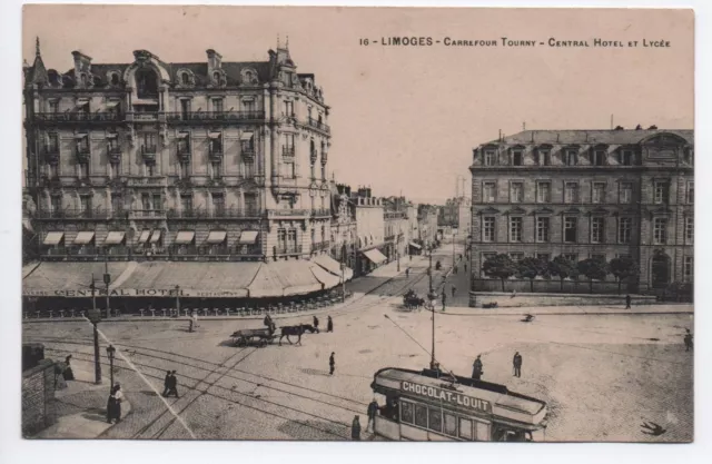 Cpa Carte postale 87 Haute Vienne Limoges Carrefour Tourny