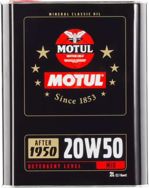 MOTUL Olio lubrificante per motori 20W50 (CLASSIC) 2L