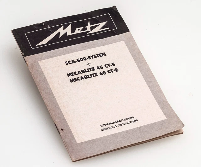 METZ MECABLITZ 45 CT-5 Mode d'emploi Français et Handleiding Allemand