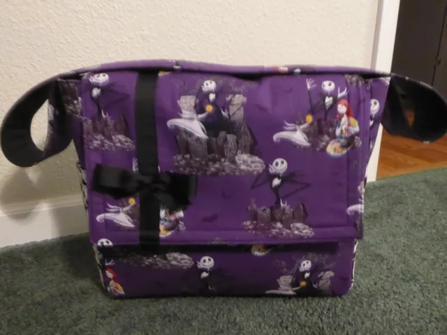 **NIGHTMARE BEFORE CHRISTMAS**baby diaper bag w/purse feet  Handmade