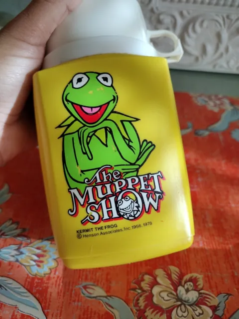 Vtg 1978 The Muppet Show 8oz Thermos Kermit The Frog Jim Henson King Seeley Cup