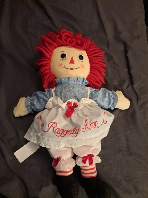 Knickerbocker Toys Vintage 16 Inch Raggedy Ann Doll