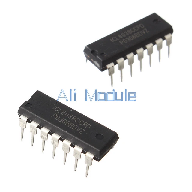 NEW 5PCS ICL8038 ICL8038CCPD Waveform Generator IC DIP-14 INTERSIL £6. ...