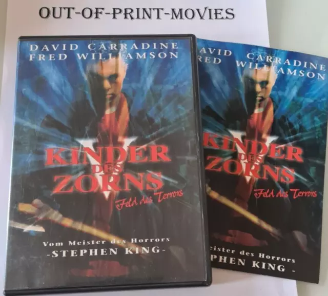 DVD Kinder des Zorns 5 V Feld des Terrors  Rarität Out of Print a Sammlung LESEN