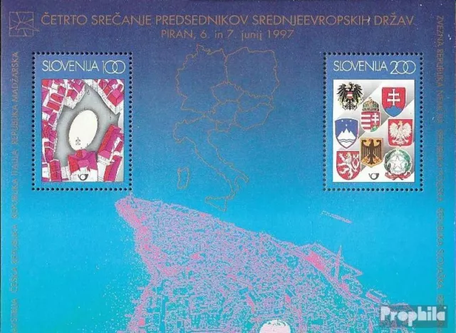 Eslovenia Bloque 5 (edición completa) nuevo 1997 tomar por Presidente
