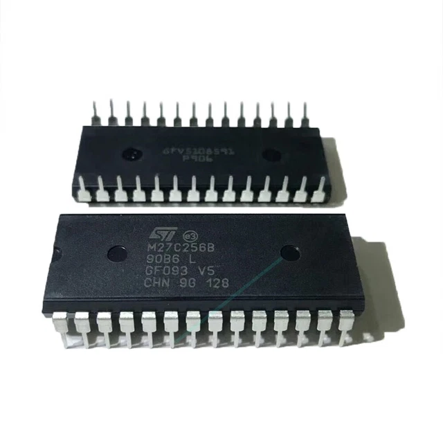 set of 1   28DIP  M27C256B IC EPROM 256K  M27C256B-90B6 new