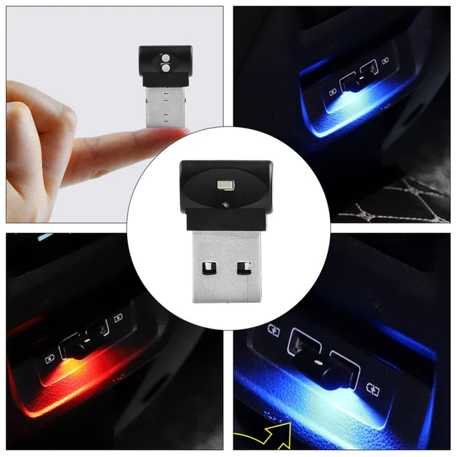 CAR CEILING LIGHTS LED Roof Ambient USB Atmosphere £4.59 PicClick UK