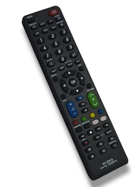 For Sharp Aquos Voice TV Remote Control - Shw/rmc/0133 compatible with 40BL2EA 2020 Model-AW | Bodega Aurrera en línea