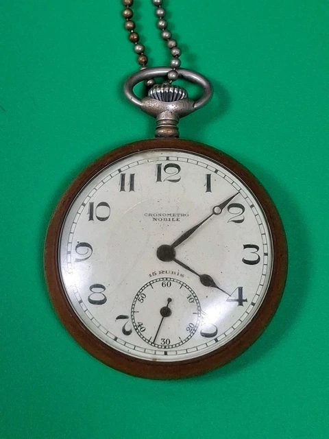 Montre De Poche John Walker En Métal - Classique Horloger Des Années 1900