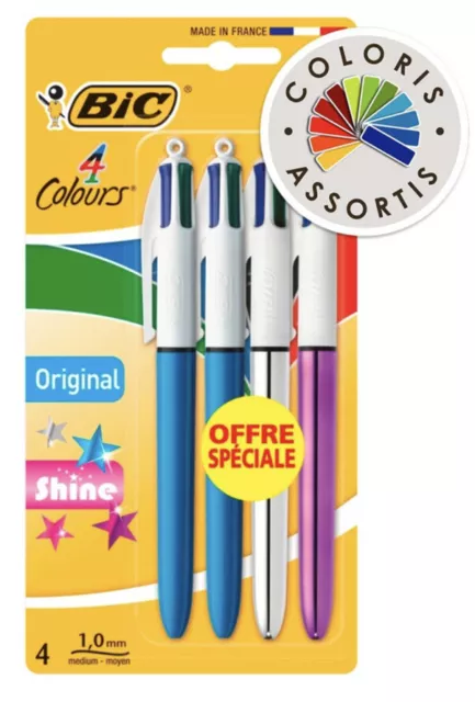 Stylo 4 couleurs effaçable ou stylos rollers - Lidl — France - Archive des  offres promotionnelles