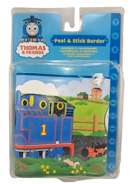 THOMAS THE TRAIN Tank Peel Stick Wall Border 5"x15 Decorative Engine ...