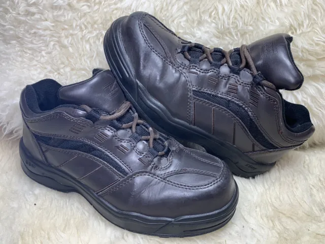 RED WING WORX Brown Steel Toe Low Cut Work Shoes 5110 Women's 9.5 M ...