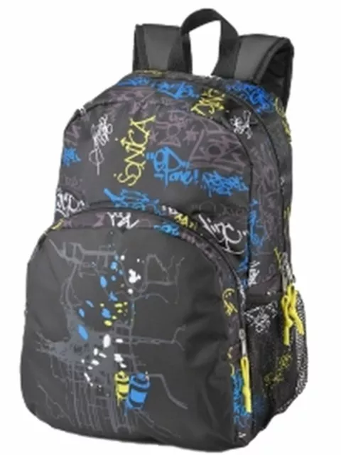 Eastsport Fuel Graffiti Sketch Core 17" Backpack, Black School Travel Bag