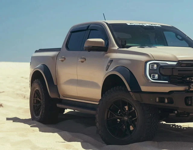 Ford Ranger Raptor Arches FORD RANGER RAPTOR Widebody Flare Arches Kit 50mm Width - OEM Finish ...