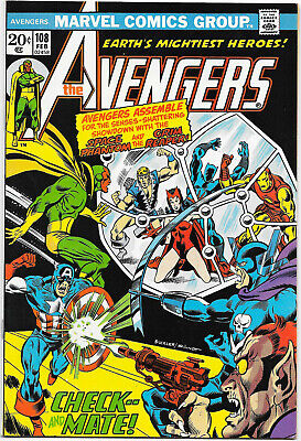 Avengers #108 Marvel 1973 Steve Englehart / Don Heck, Space Phantom NM-