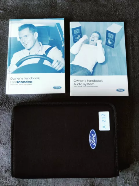 Genuine Ford Mondeo 2003-2007 Owners Manual Handbook Wallet Pack A-212