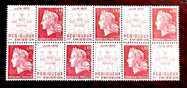 France 1 bloc de 6 timbres  neuf N**  YV N° 1643 Marianne de Cheffer Périgueux