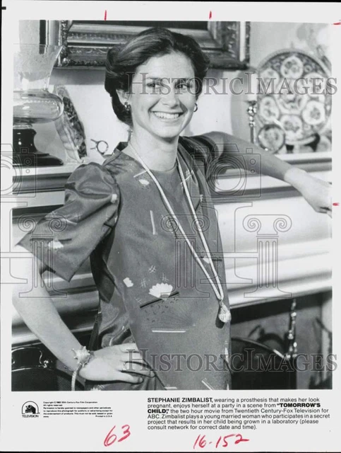 1982 Press Photo Actress Stephanie Zimbalist in "Tomorrow's Child" - hcq46017