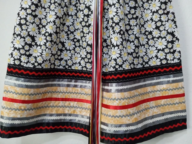 Native American Ribbon Skirt & Hair Tie, Powwow Regalia