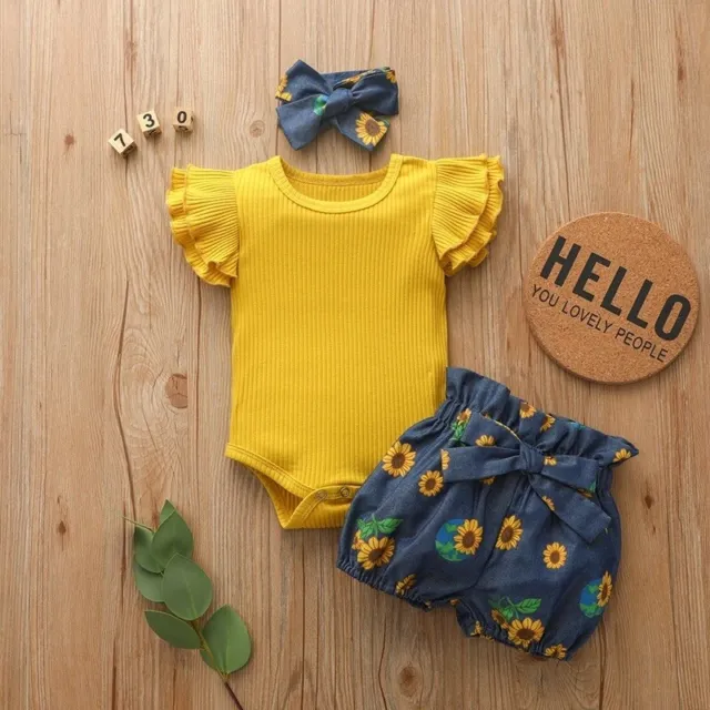 Baby Girl Sunflower Set