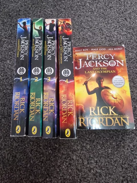 Percy Jackson 1-5 Ultimate Collection 5 Books Set by Rick Riordan 2013 NO BOX