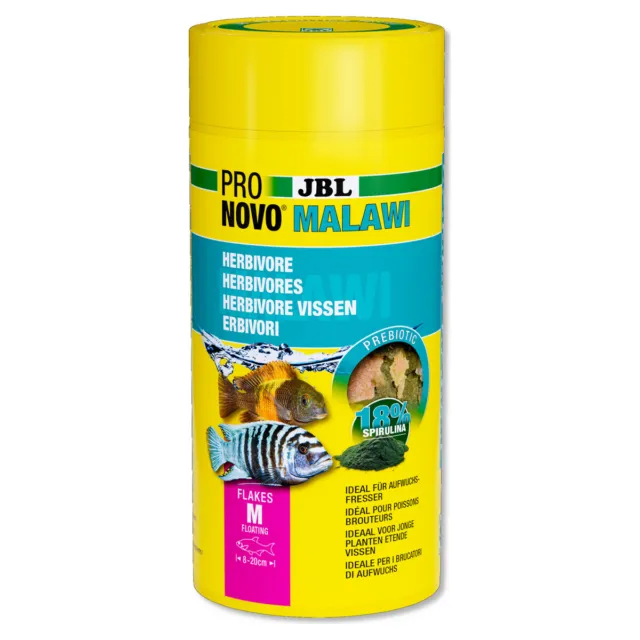 JBL PRONOVO MALAWI FLAKES M 250 ml, Fischfutter, NEU 2