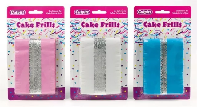 1X Blue Culpitt Junge GEBURTSTAG Taufe Baby Dusche KUCHENRÜSCHE Banding Band!