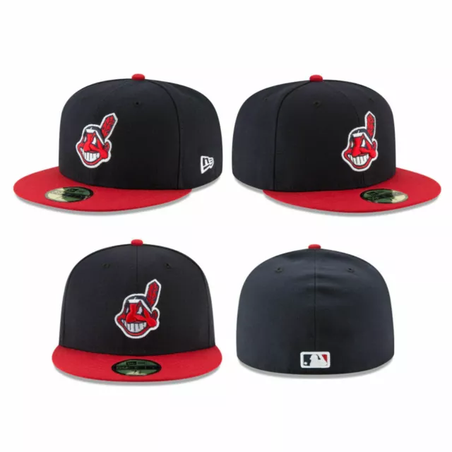 Cleveland Indians CLE MLB Authentic New Era 59FIFTY Fitted Cap - 5950 Hat