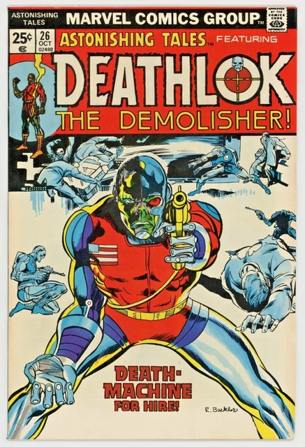 Astonishing Tales 26 Deathlok the Demolisher VFNM 9.0 Bronze Age Marvel 1974 MVS