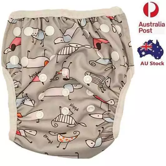 Adjustable Reusable Unisex Swim Nappy Size 1-3 (No Extra Nappies Needed )(S146)