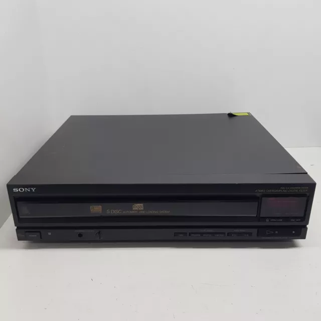 Sony CDP-C500 5 CD-Changer Compact Disc Player 5-CD Carousel 4x times oversample