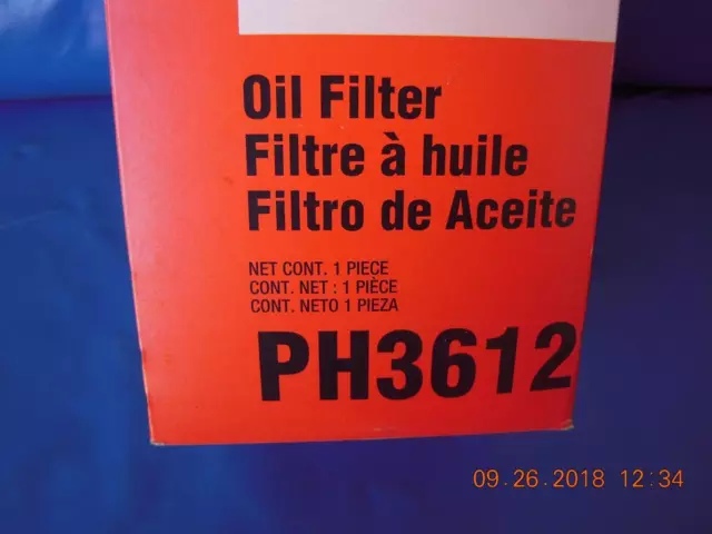 PH3612 Oil Filter, Fram 2