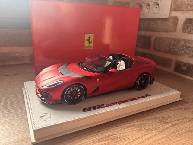 1:43 BBR Ferrari 812 Competizione À Rosso Corsa 322 Rouge - Limité 88 Pcs