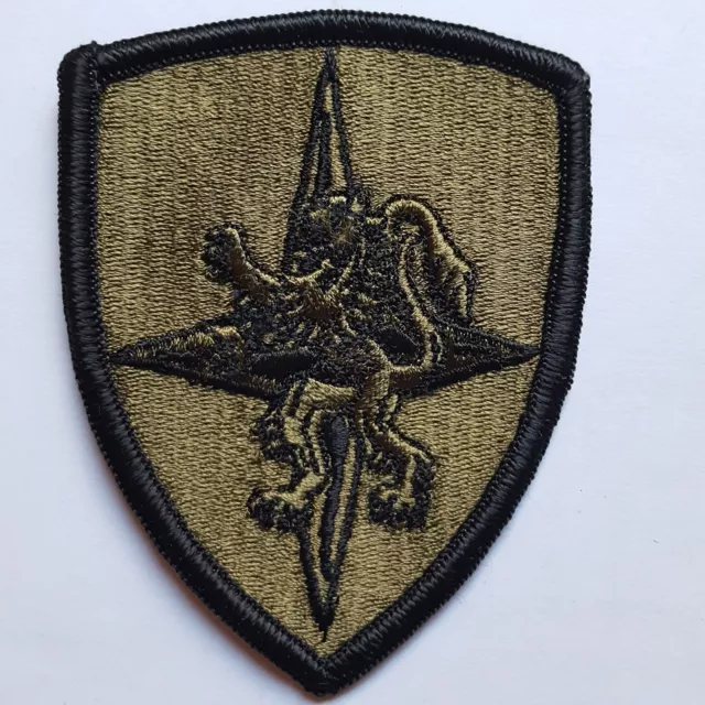 U.s. Army Allied Land Forces Central Europe Oliv Subdued Aufnäher Patch