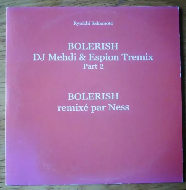 Ryuichi Sakamoto : Bolerish DJ Mehdi & Espion Tremix Part2 -Bolerish remixé Ness